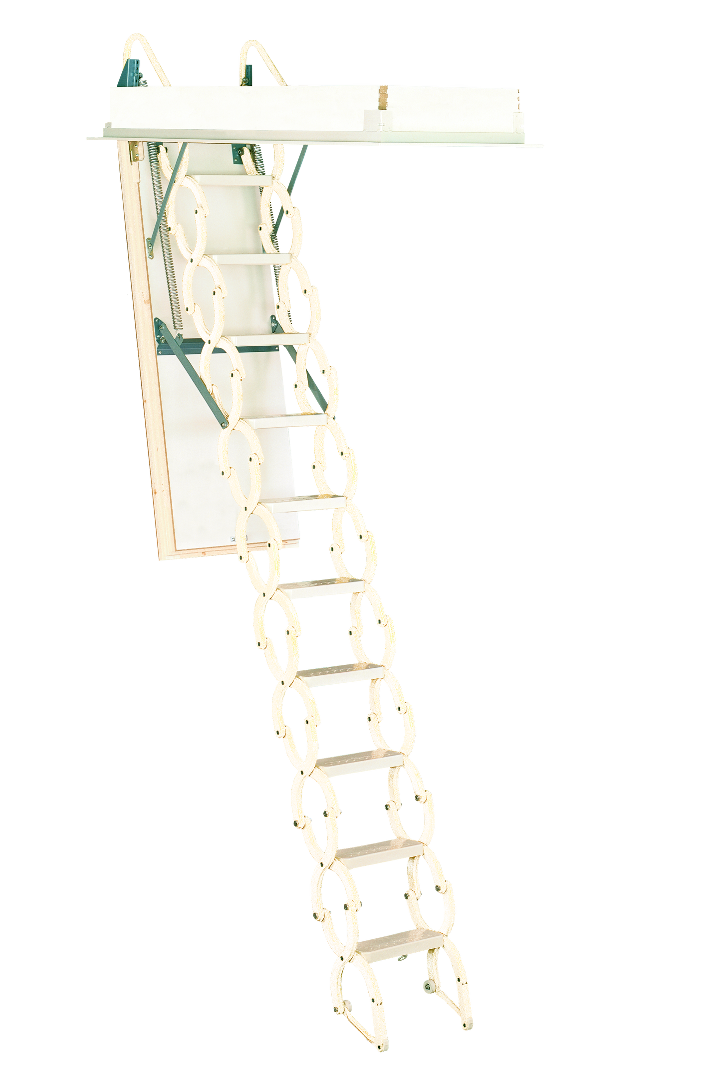 Rainbow Prestige Telescoping Attic Stair - White M2236