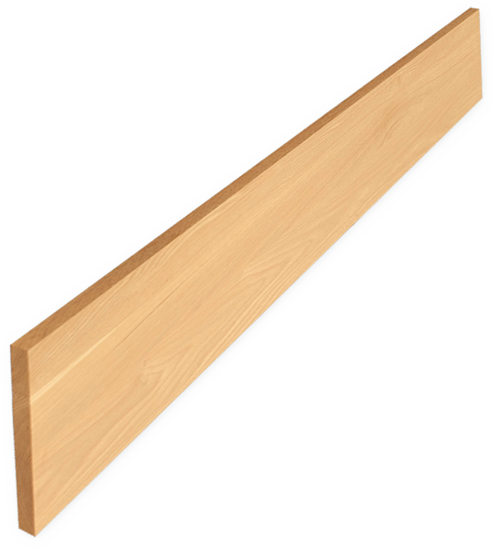 3/4" Risers in Red Oak