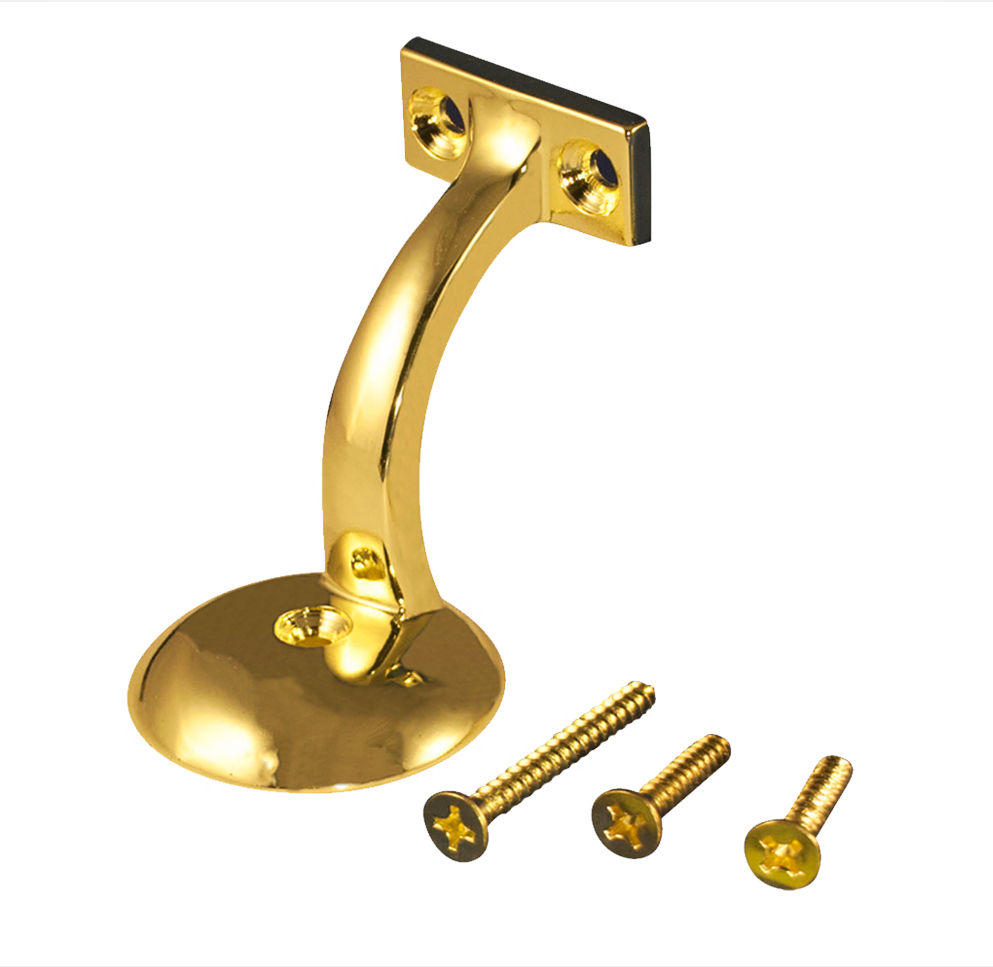 Heavy Duty Brass Wall Bracket