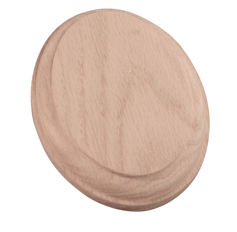 7037 White Oak Oval Wall Rosette