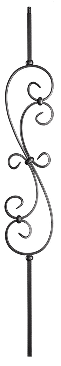 10 Pack - Large Spiral Scroll Balusters