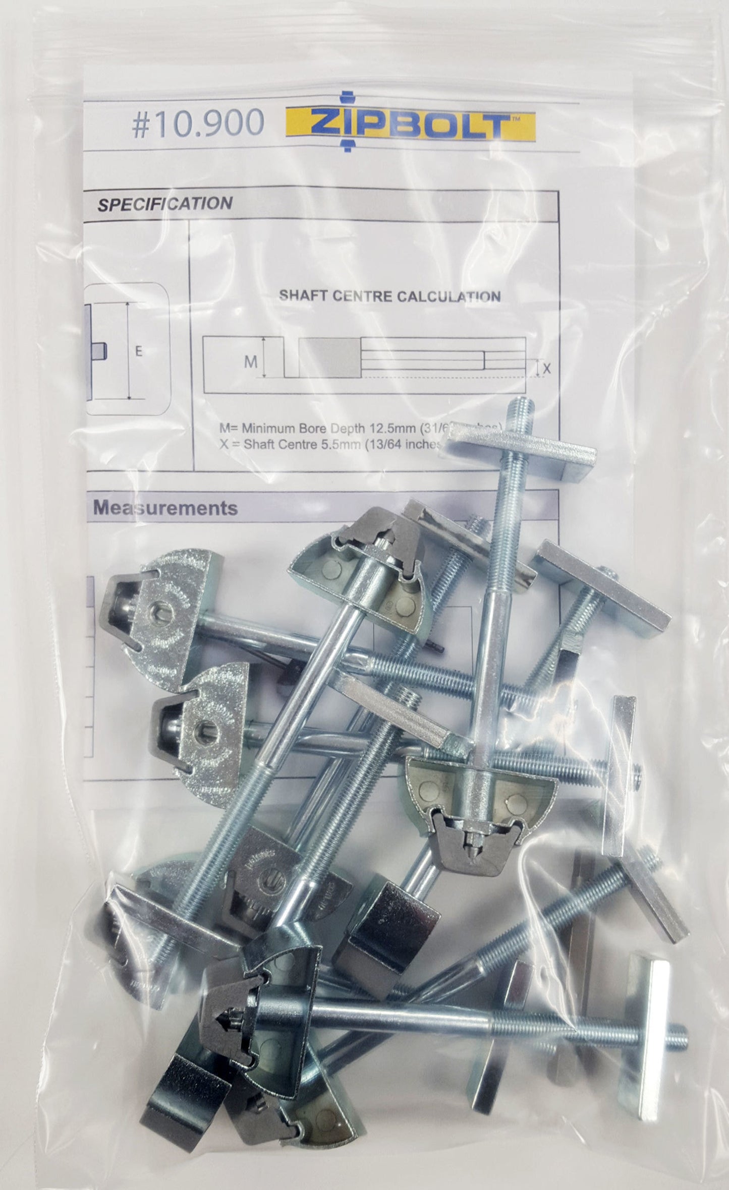 Zipbolt UT Drawbolt Counter Top Fastener (10.900) Multipack