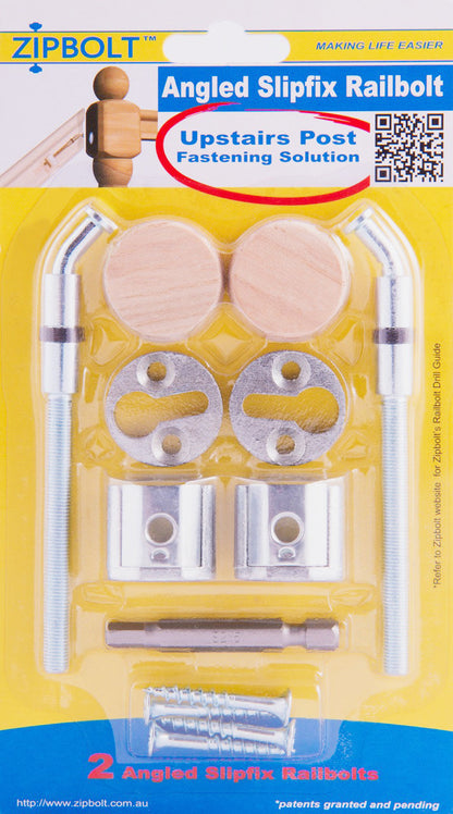Zipbolt Angled Slipfix Railbolt (13.960) 2 Pack – Cooper Stairworks