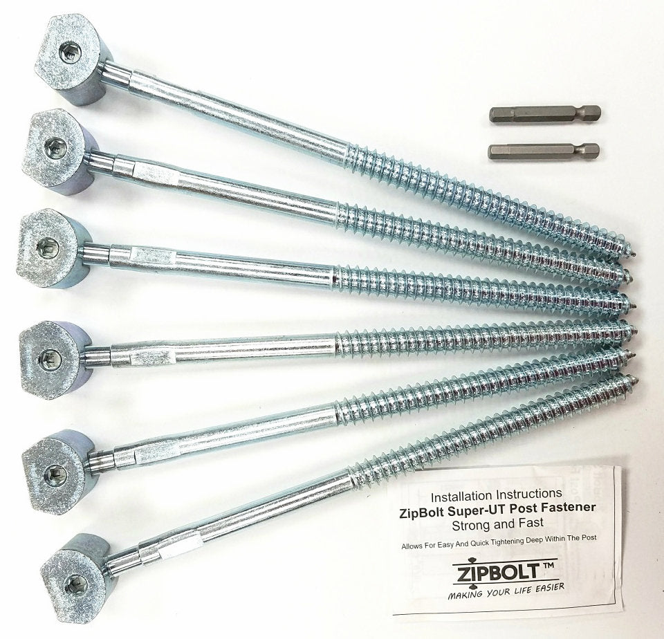 Zipbolt Super UT Newel Post Fastener (14.110) Multipack Cooper Stairworks